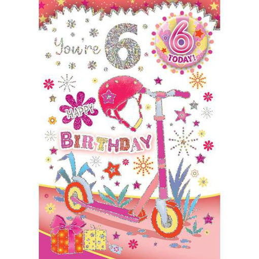 Picture of 6 TODAY BADGE CARD SCOOTER